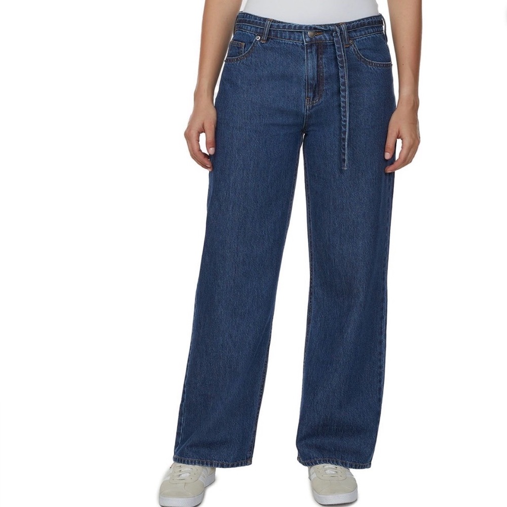 Buffalo David Bitton Women's Wide Leg Blue Denim Jeans 10